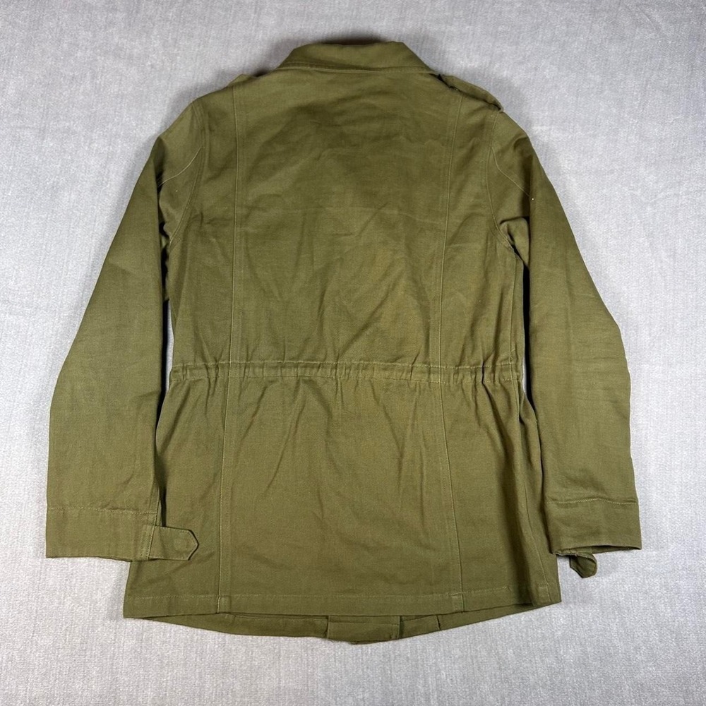 Unbranded Army Green Utility Field Jacket Cotton Military Coat Small B8C132 - Picture 2 of 6